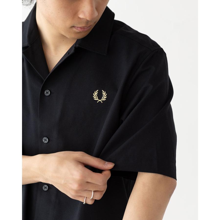 FRED PERRY（フレッドペリー） バスケットウィーブ シャツ M2438