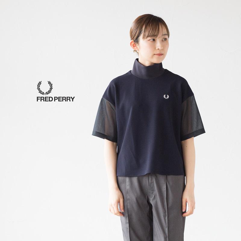 フレッドペリー レディース リブネック シャツ F5395 シアー袖 カットソー F5395 ココチヤ 通販 Yahoo ショッピング