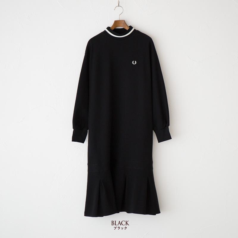FRED PERRY フレッドペリー モックネック ドレス F8670 FRED PERRY フレッドペリー モックネック ドレス F8670