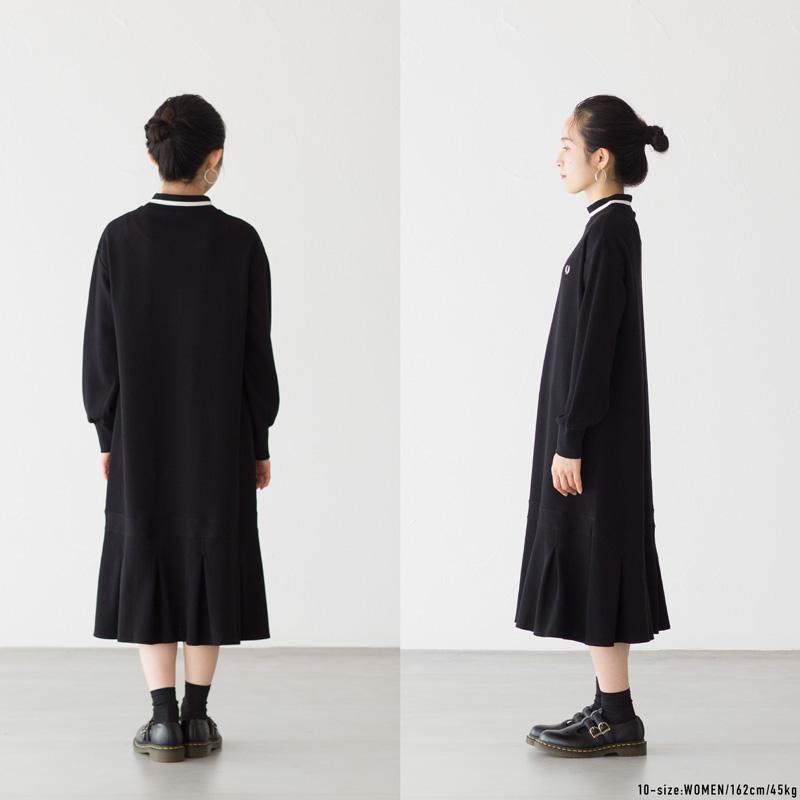 FRED PERRY フレッドペリー モックネック ドレス F8670 FRED PERRY フレッドペリー モックネック ドレス F8670