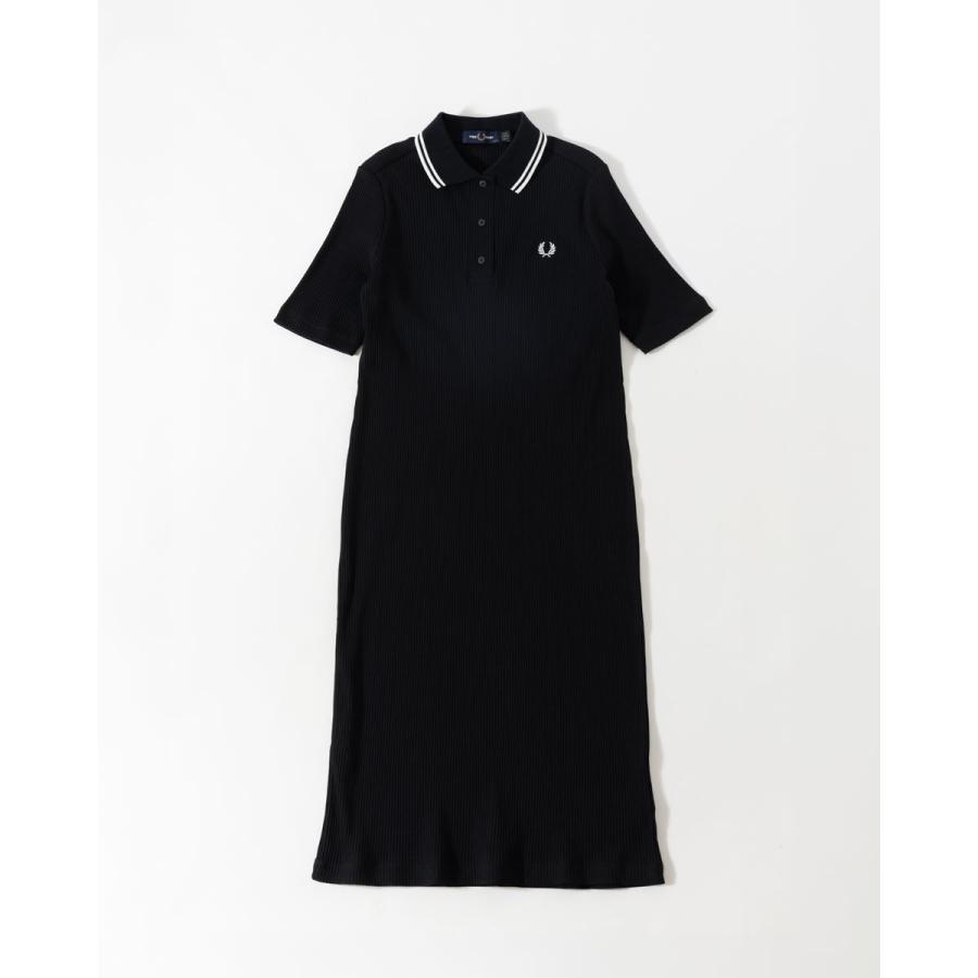 FRED PERRY（フレッドペリー） リブ ポロシャツ ドレス D2176
