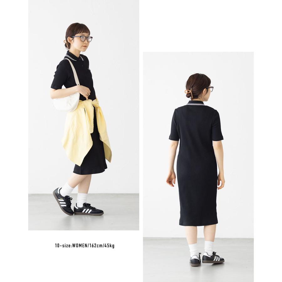 FRED PERRY（フレッドペリー） リブ ポロシャツ ドレス D2176