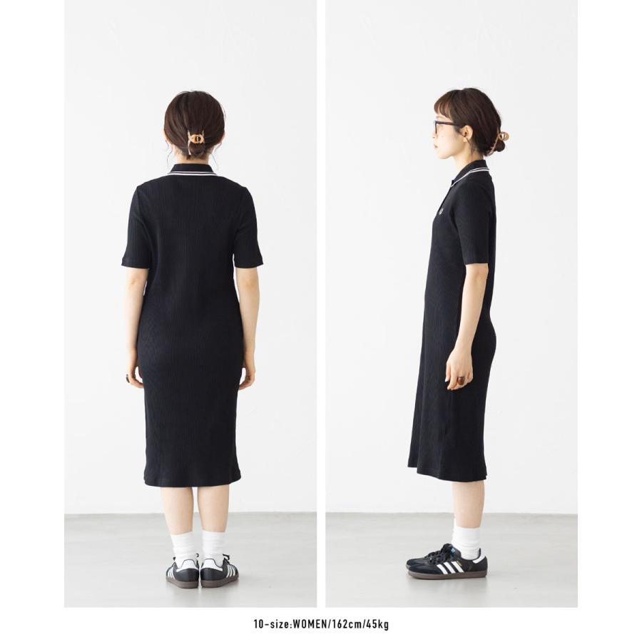 FRED PERRY（フレッドペリー） リブ ポロシャツ ドレス D2176