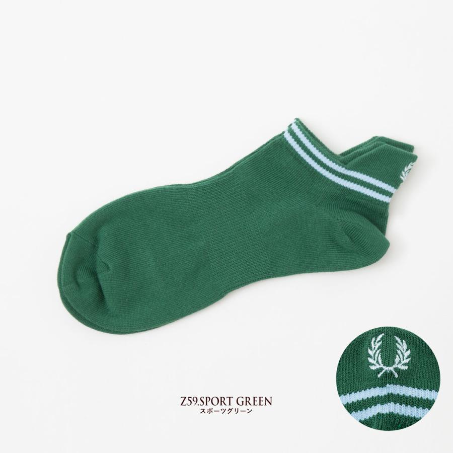 フレッドペリー 3点セット FRED PERRY（フレッドペリー） 日本製 マルチカラー アンクル ソックス
