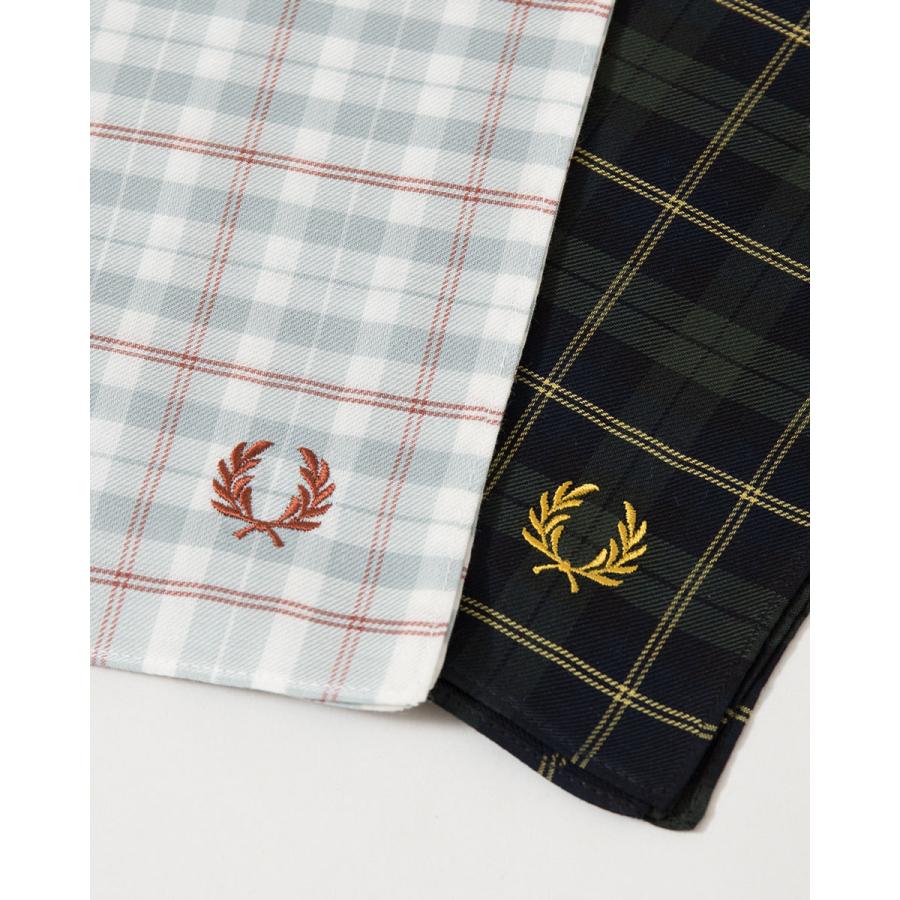 FRED PERRY（フレッドペリー） チェック ハンカチ タータンチェック