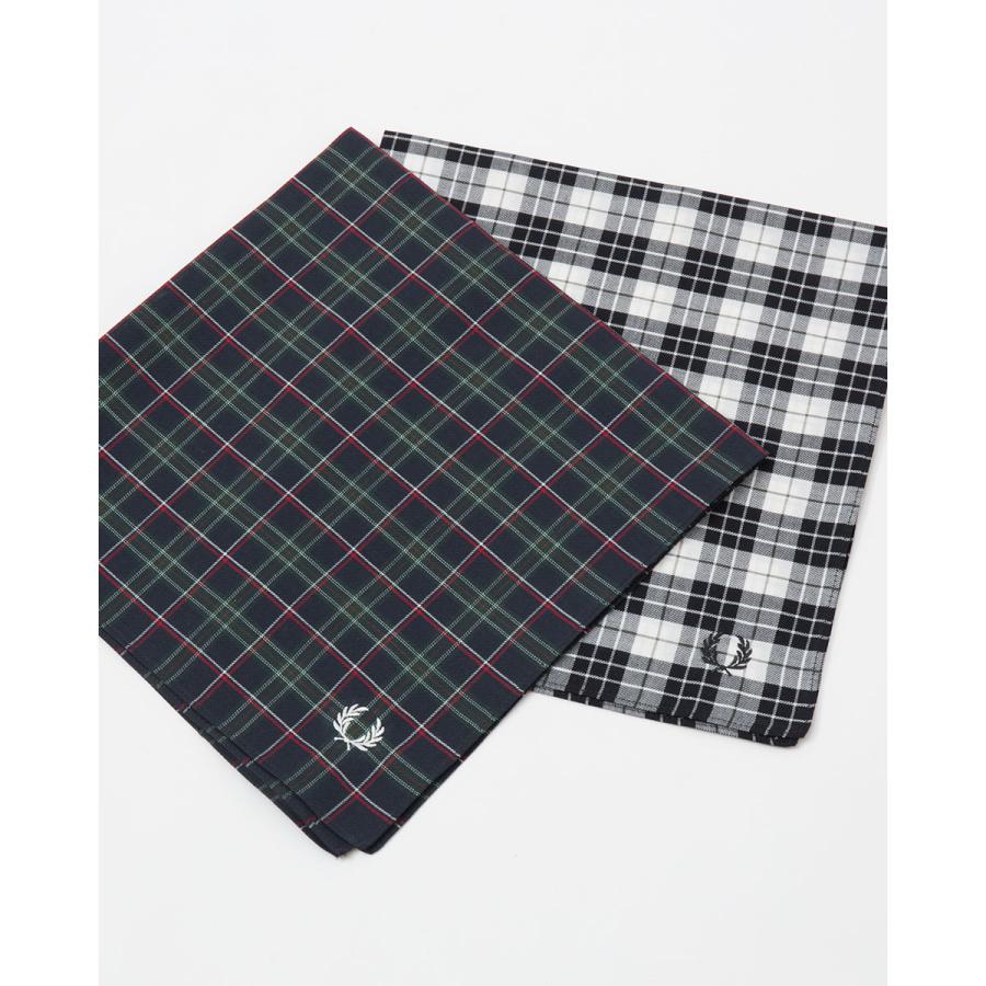 FRED PERRY フレッドペリー チェック ハンカチ タータンチェック