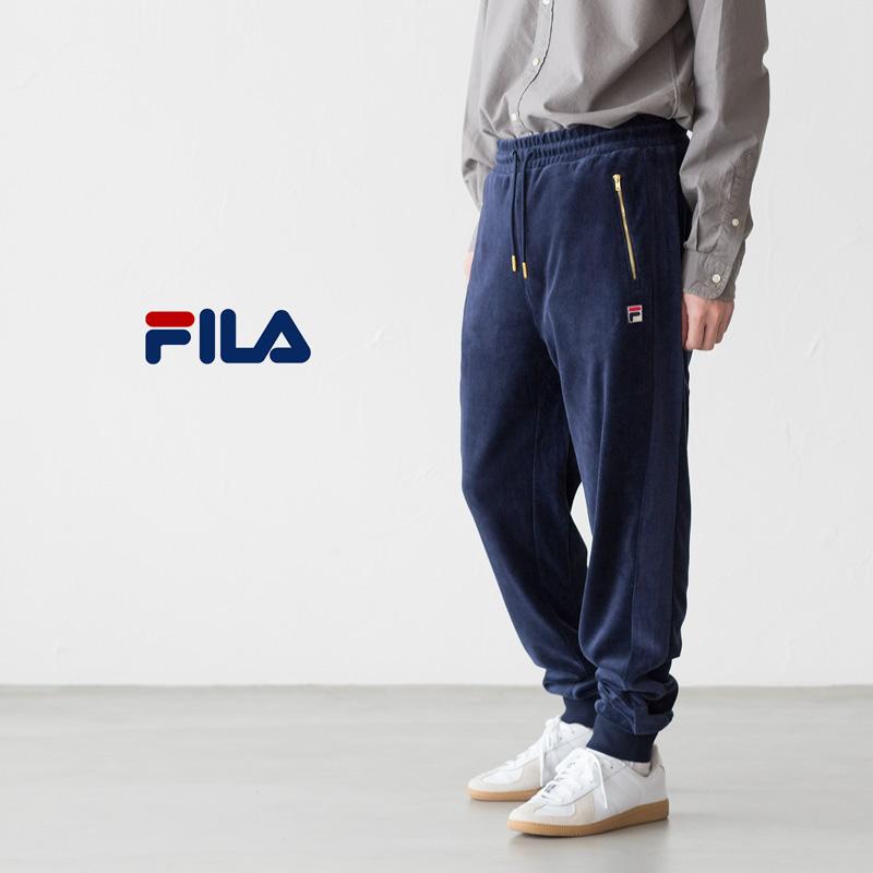 FILA フィラ US企画 テレンス ベロアパンツ Terence Velour Pant FILA フィラ US企画 テレンス ベロアパンツ Terence Velour Pant