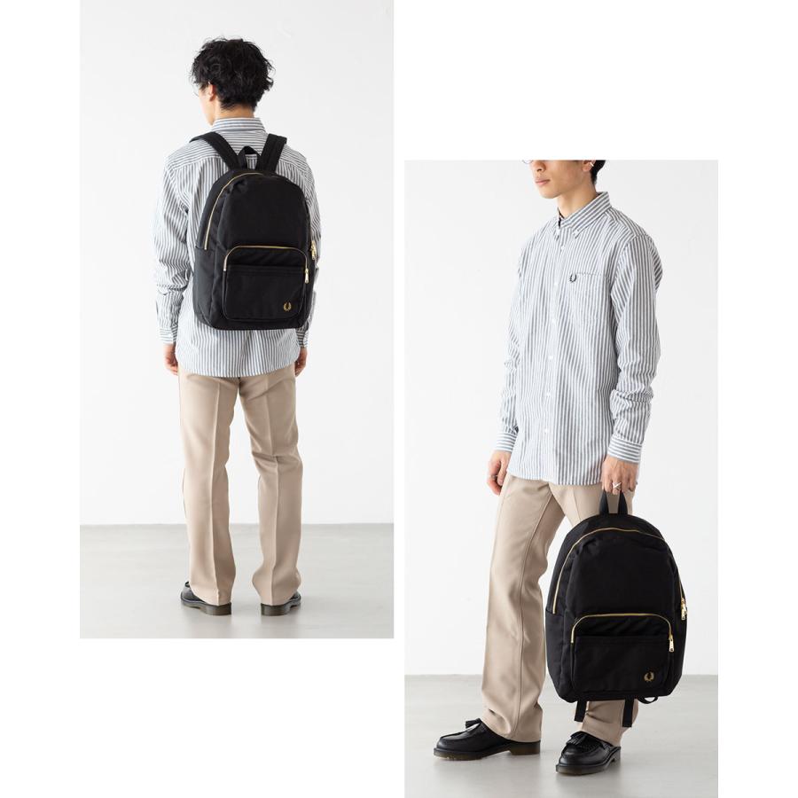 FRED PERRY（フレッドペリー） テクスチャー ナイロン バックパック