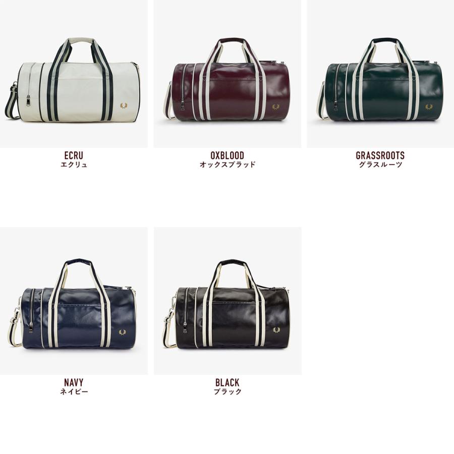 FRED PERRYバーガンディ バレルバッグ FRED PERRY（フレッドペリー） トーナル クラシック バレル バッグ