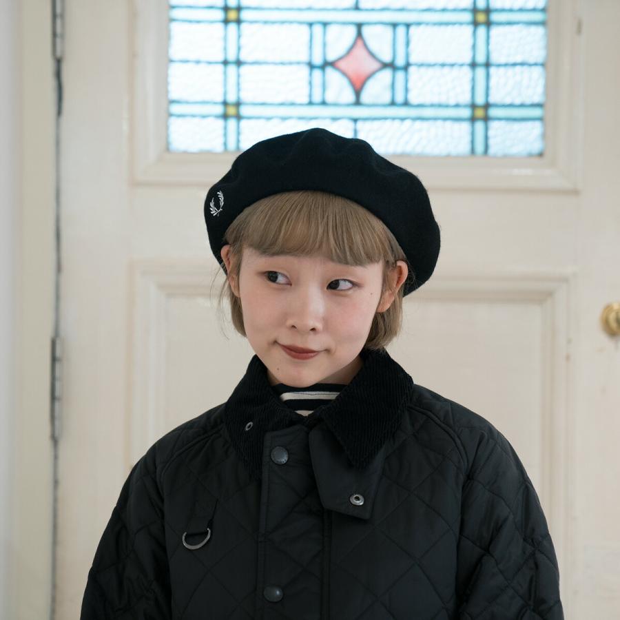 FRED PERRY（フレッドペリー） ウール ベレー帽 HW7646 レディース