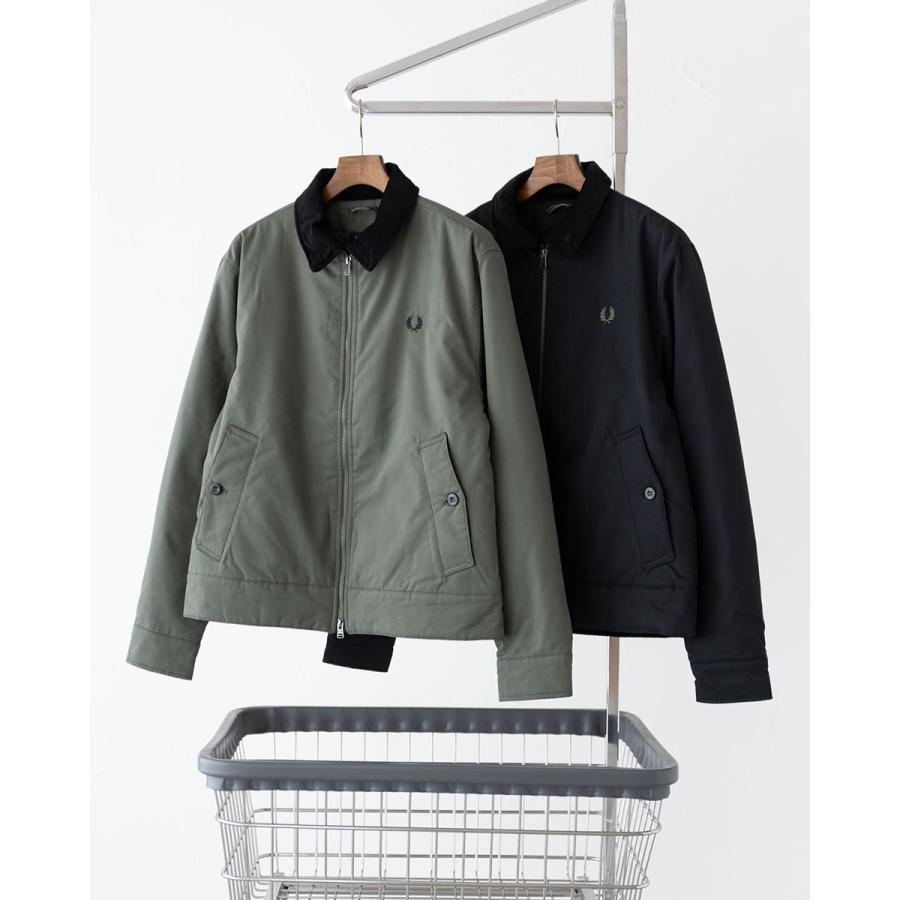 FRED PERRY（フレッドペリー） コットン カバン ジャケット J8535 中綿