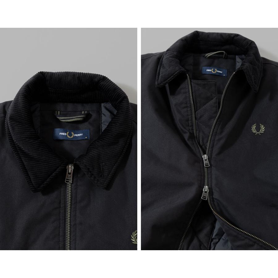 FRED PERRY（フレッドペリー） コットン カバン ジャケット J8535 中綿