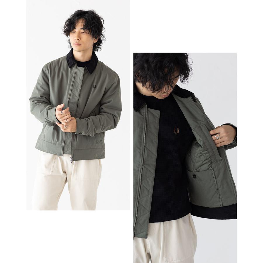 FRED PERRY（フレッドペリー） コットン カバン ジャケット J8535 中綿
