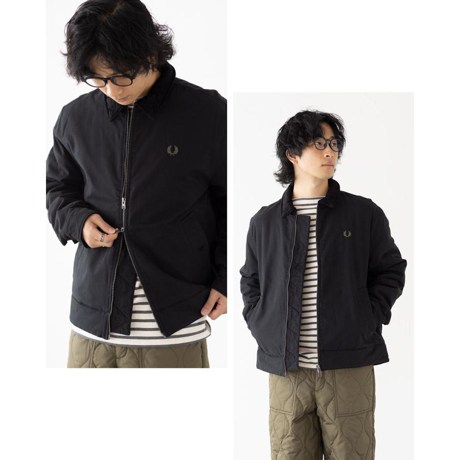 FRED PERRY（フレッドペリー） コットン カバン ジャケット J8535 中綿