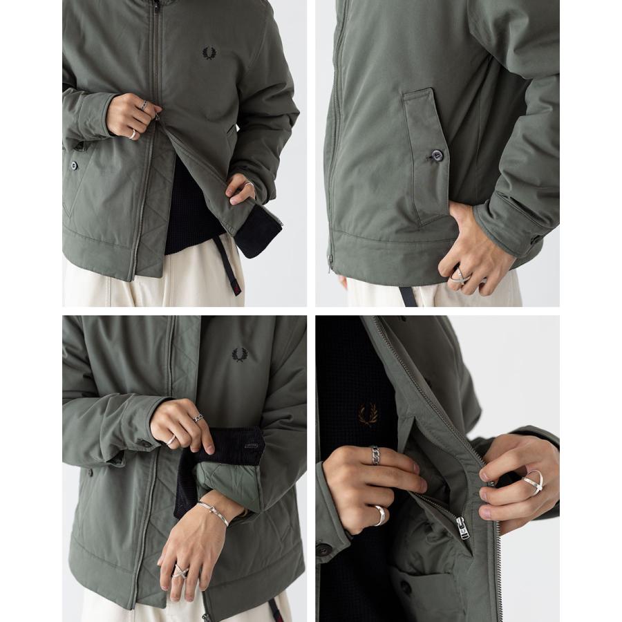 FRED PERRY（フレッドペリー） コットン カバン ジャケット J8535 中綿