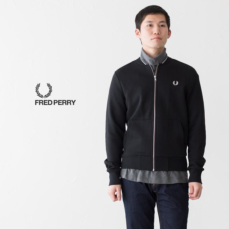 FRED PERRY フレッドペリー ジップスルー スウェットシャツ FRED PERRY フレッドペリー ジップスルー スウェットシャツ
