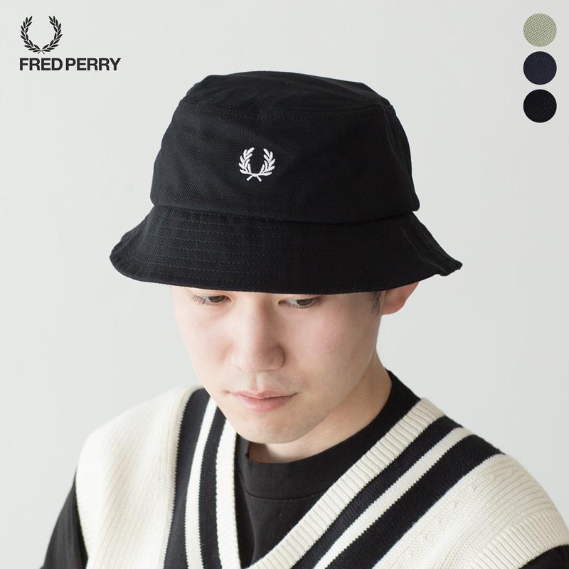 FRED PERRY フレッドペリー ピケ バケットハット Pique Bucket FRED PERRY フレッドペリー ピケ バケットハット Pique Bucket