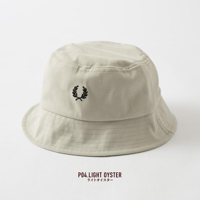 FRED PERRY フレッドペリー ピケ バケットハット Pique Bucket FRED PERRY フレッドペリー ピケ バケットハット Pique Bucket