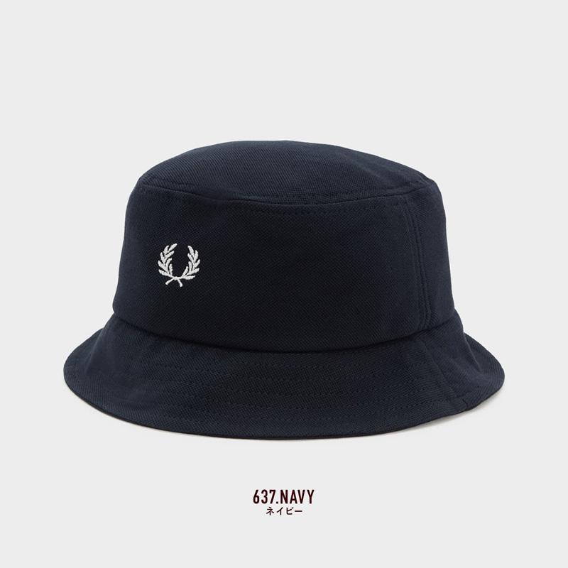 FRED PERRY フレッドペリー ピケ バケットハット Pique Bucket FRED PERRY フレッドペリー ピケ バケットハット Pique Bucket