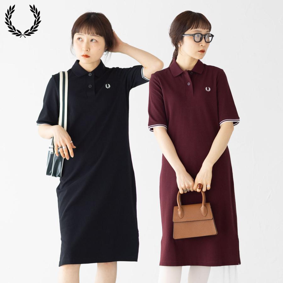 FRED PERRY（フレッドペリー） シアー ティップド ポロシャツ ドレス