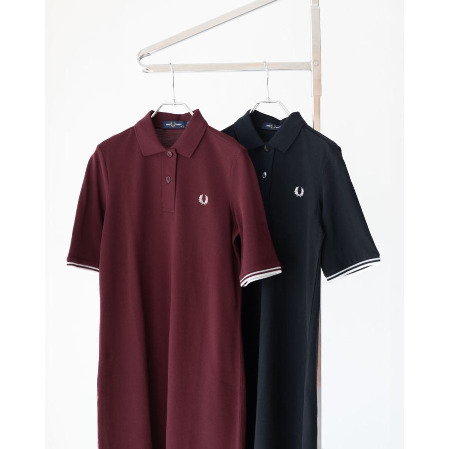 FRED PERRY（フレッドペリー） シアー ティップド ポロシャツ ドレス