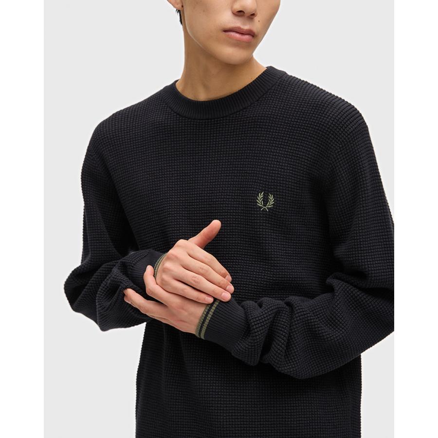 FRED PERRY（フレッドペリー） ワッフル ステッチ ジャンパー FRED