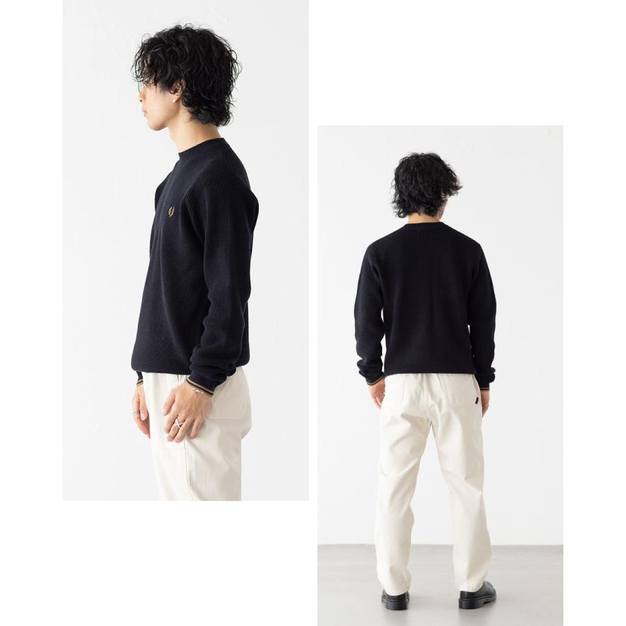 FRED PERRY（フレッドペリー） ワッフル ステッチ ジャンパー K6507