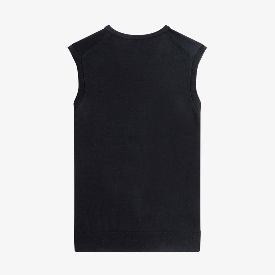 FRED PERRY フレッドペリー ニット ベスト クラシック Vネック FRED PERRY フレッドペリー ニット ベスト クラシック Vネック