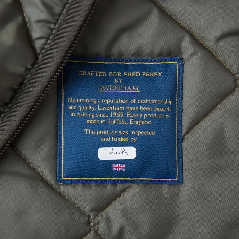 FRED PERRY（フレッドペリー） ラベンハム キルテッド ライナー 英国製