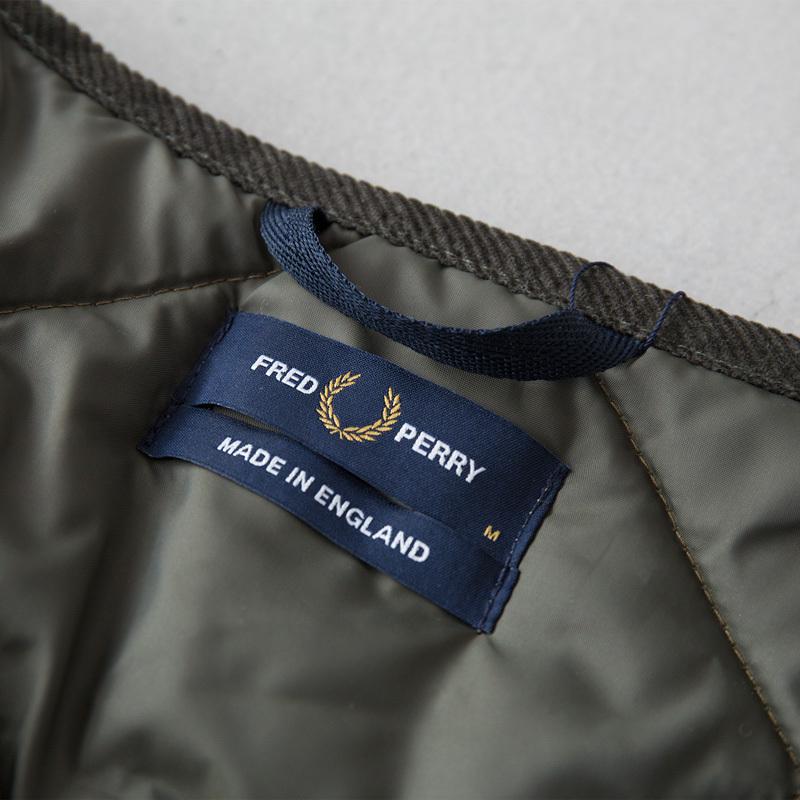 FRED PERRY（フレッドペリー） ラベンハム キルテッド ライナー 英国製
