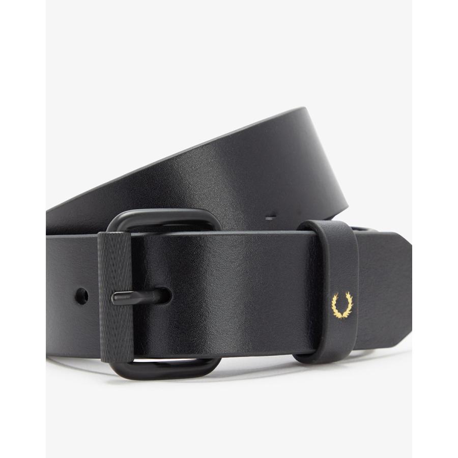 Fred Perry　レザーベルト FRED PERRY（フレッドペリー） バーニッシュド レザー ベルト FRED