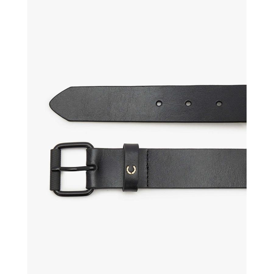 Fred Perry　レザーベルト FRED PERRY（フレッドペリー） バーニッシュド レザー ベルト FRED