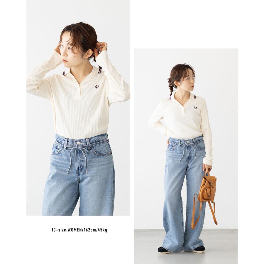 FRED PERRY（フレッドペリー） ツイン ティップド リブ ポロシャツ