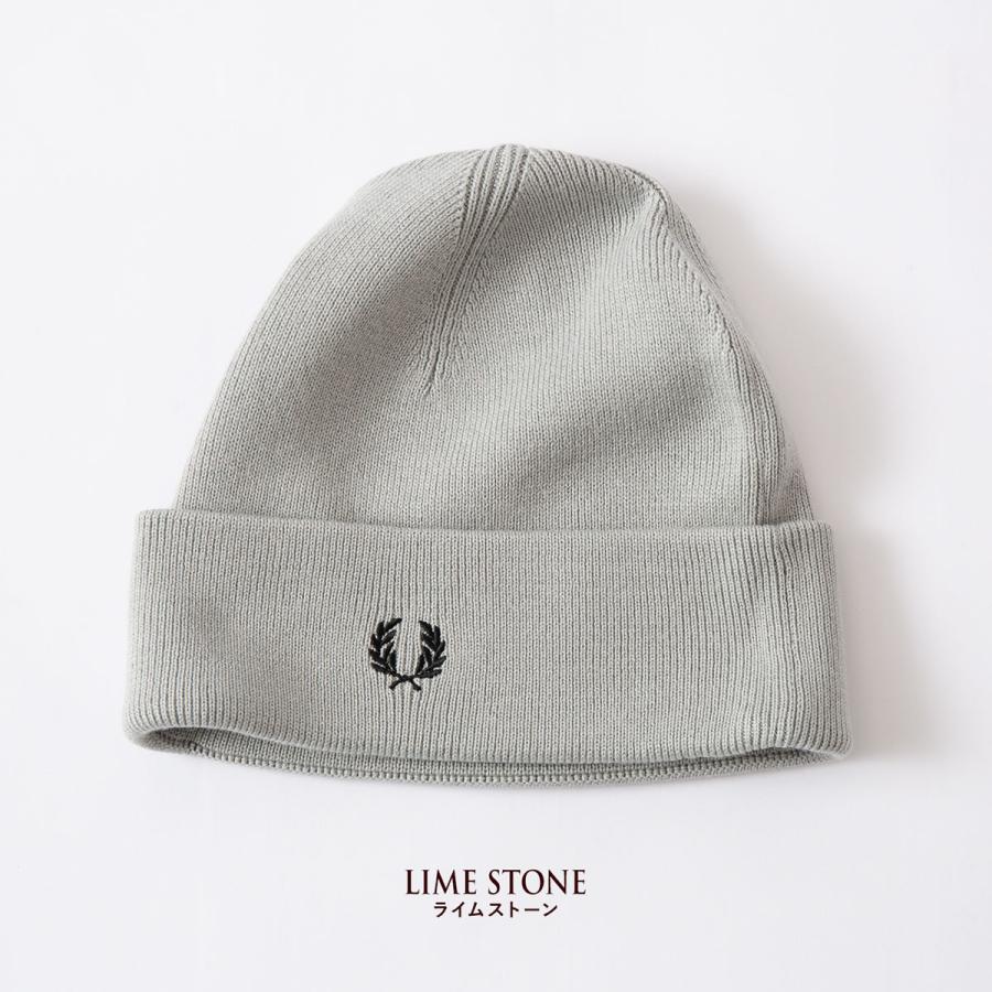 FRED PERRY フレッドペリー ニット帽 メリノ ウール ビーニー FRED PERRY フレッドペリー ニット帽 メリノ ウール ビーニー