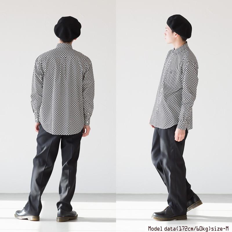 フレッドペリー オーバーサイズ チェック シャツ F4498 10.ホワイト