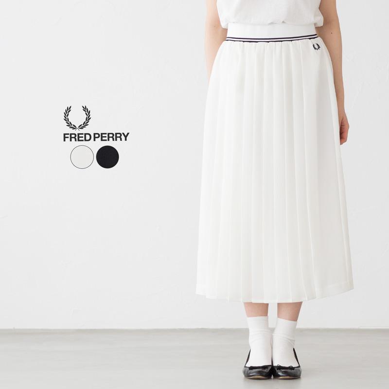 FRED PERRY フレッドペリー ティップド プリーツ スカート FRED PERRY フレッドペリー ティップド プリーツ スカート