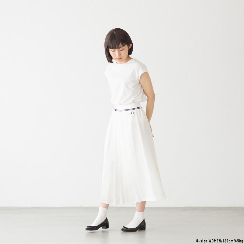 フレッドペリー ティップド プリーツ スカート FRED PERRY Tipped Pleated Skirt E5101 レディース｜cocochiya｜07