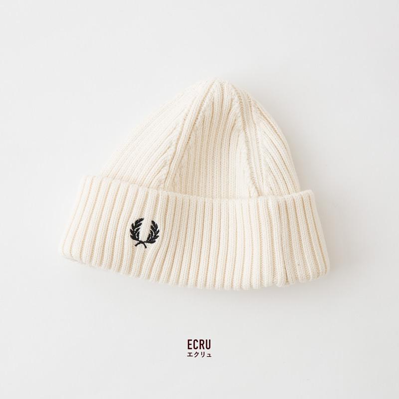 FRED PERRY（フレッドペリー） ショート リブ ビーニー C3110 コットン