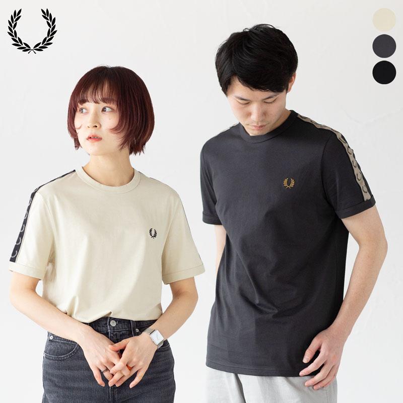 FRED PERRY フレッドペリー コントラスト テープ リンガー T FRED PERRY フレッドペリー コントラスト テープ リンガー T