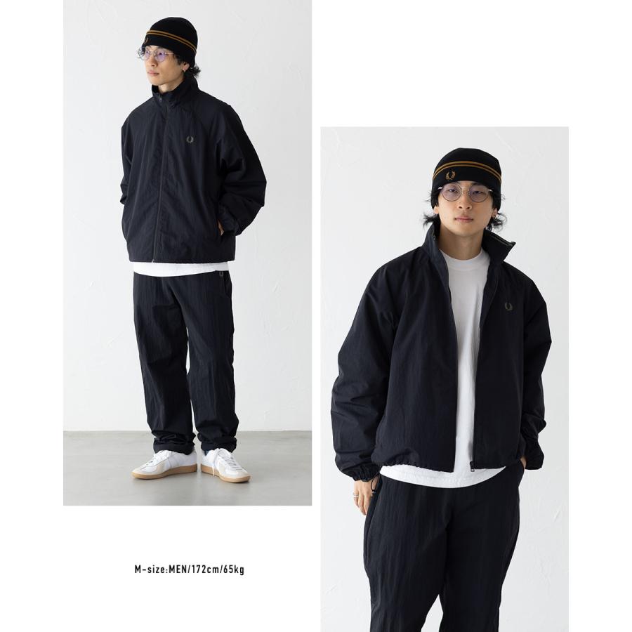 【値下げ】FRED PERRY ナイロンジャケット セットアップ FRED PERRY（フレッドペリー） 上下組 オーバーサイズ シェル