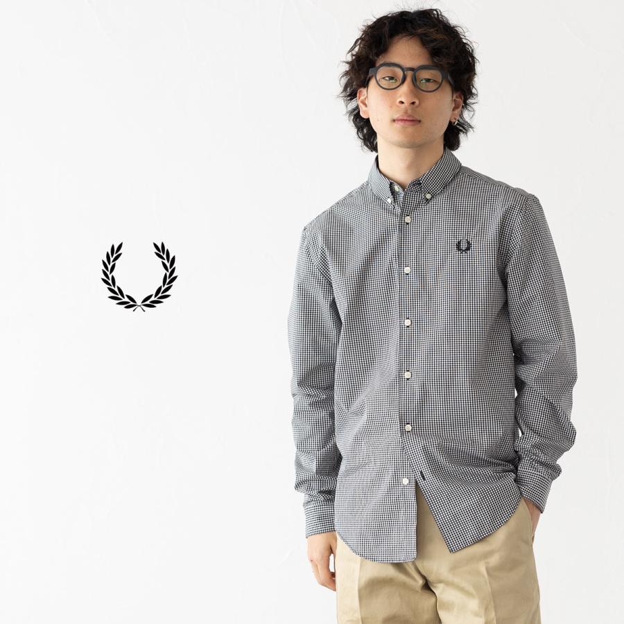 フレッドペリー FRED PERRY マイクロ ギンガム シャツ M2436 メンズ チェック ボタンダウン | FRED PERRY
