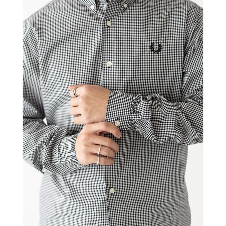 フレッドペリー FRED PERRY マイクロ ギンガム シャツ M2436 メンズ チェック ボタンダウン | FRED PERRY | 04