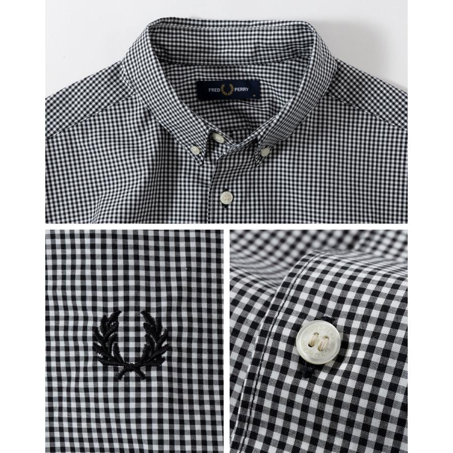 フレッドペリー FRED PERRY マイクロ ギンガム シャツ M2436 メンズ チェック ボタンダウン | FRED PERRY | 07