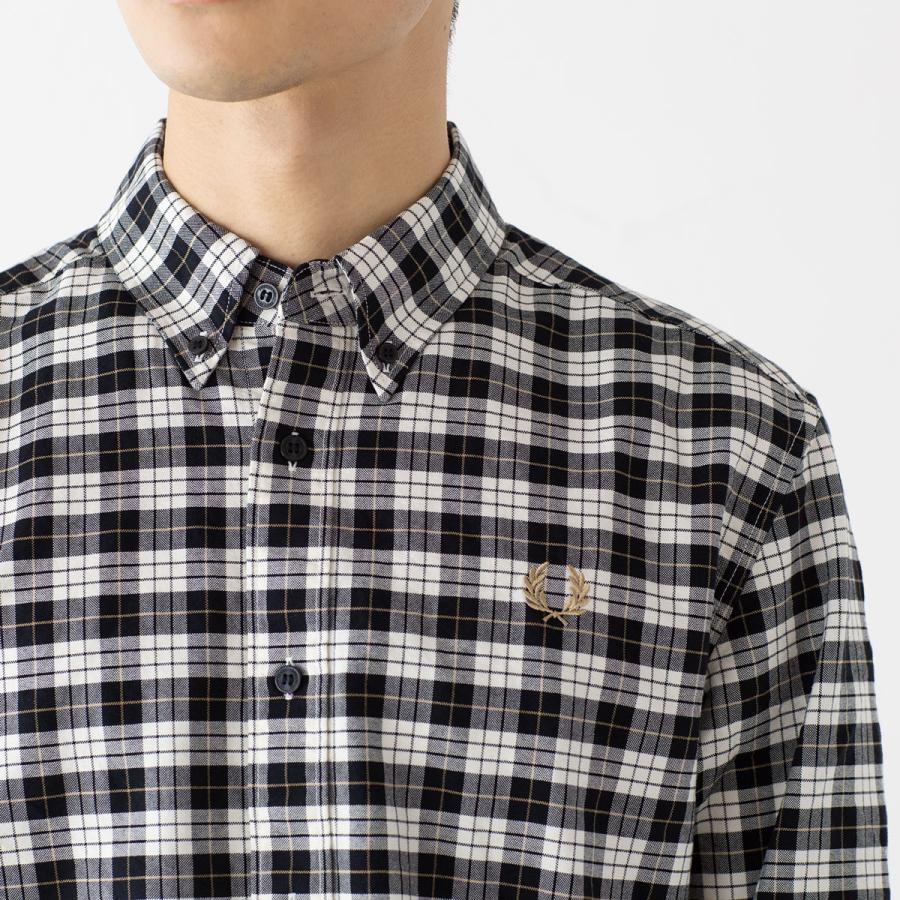 FRED PERRY フレッドペリー タータン オックスフォード チェック FRED PERRY フレッドペリー タータン オックスフォード チェック
