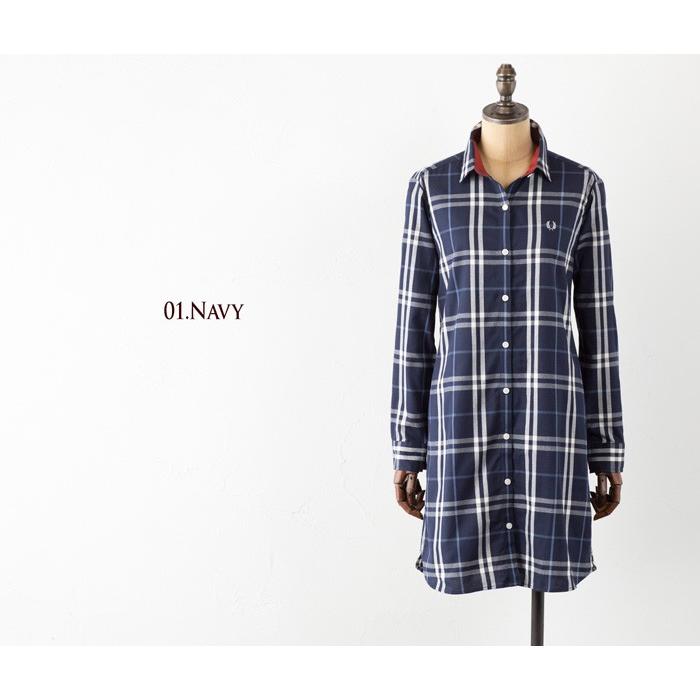 フレッドペリー レディース タータンチェック ドレス シャツ Fred Perry Tartan Dress Shirt F15 Fp Shirtdress ココチヤ 通販 Yahoo ショッピング