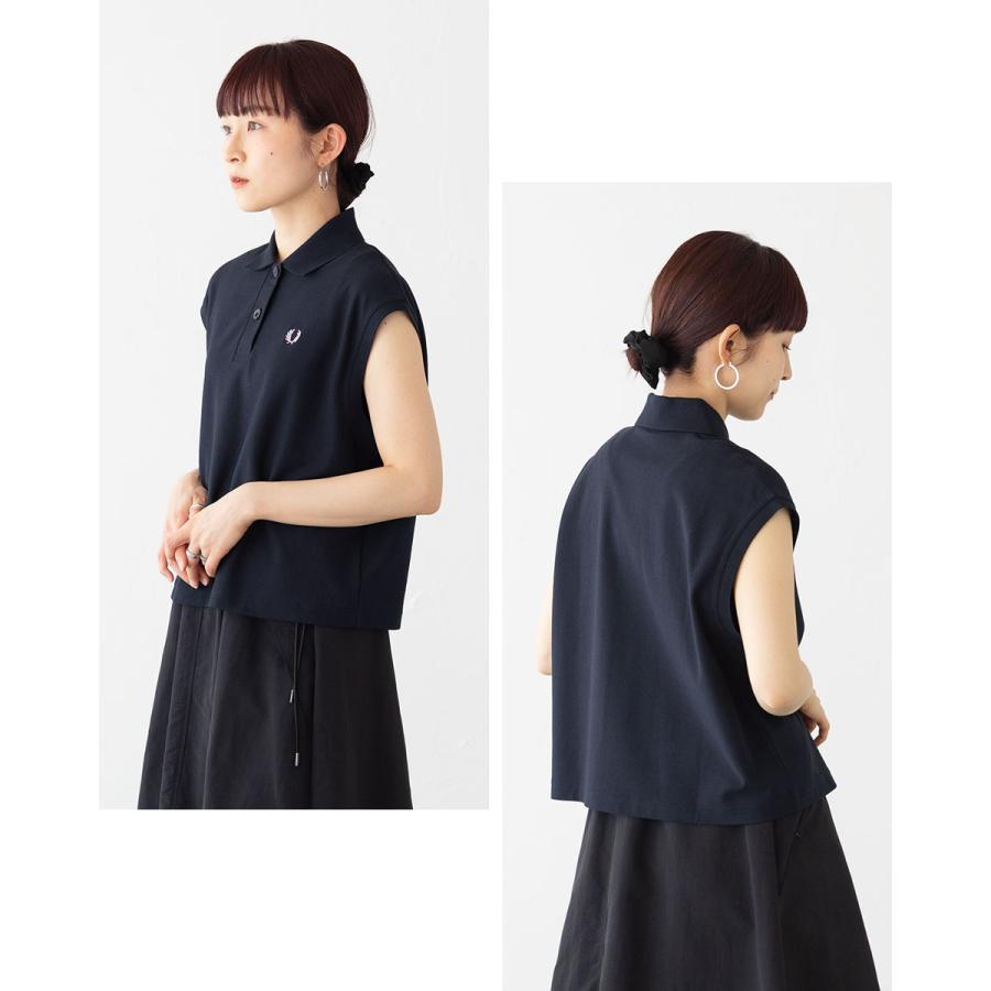FRED PERRY（フレッドペリー） スリーブレス ピケ シャツ FRED PERRY