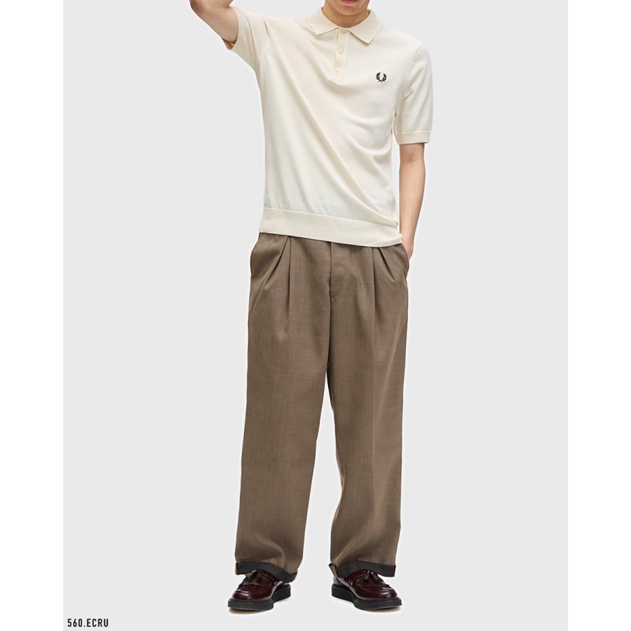 FRED PERRY（フレッドペリー） ニット ポロシャツ ニット シャツ K9725