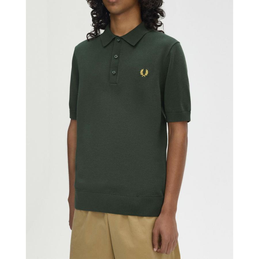 FRED PERRY（フレッドペリー） ニット ポロシャツ ニット シャツ K9725