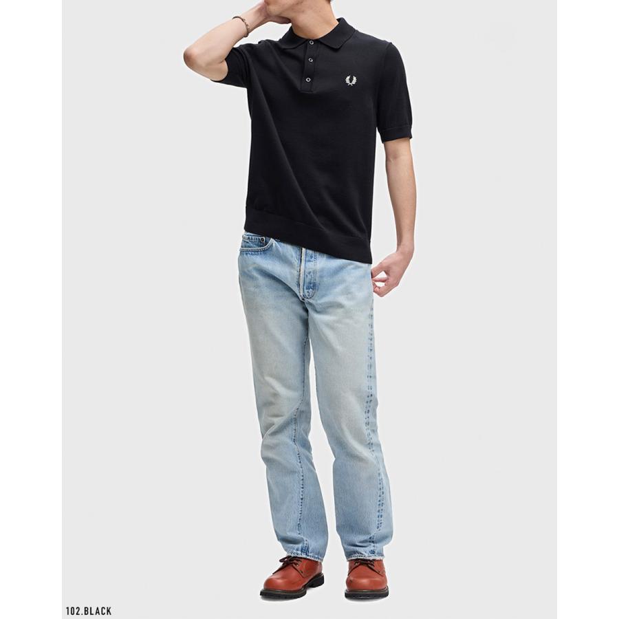 FRED PERRY（フレッドペリー） ニット ポロシャツ ニット シャツ K9725