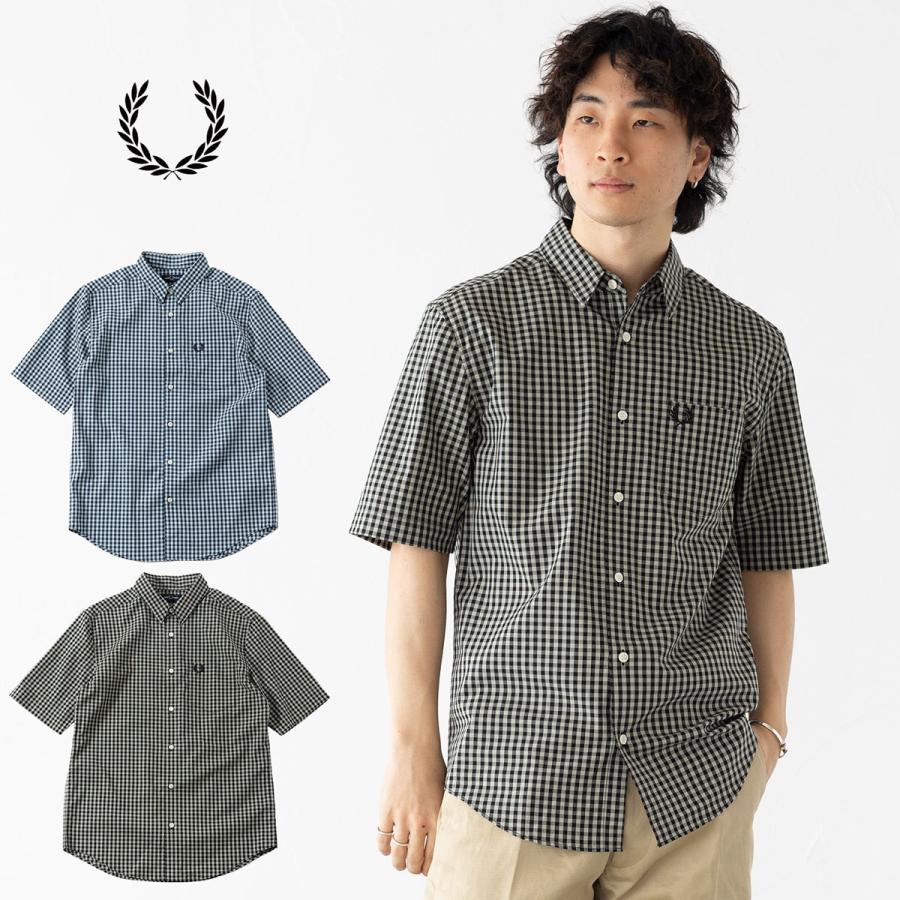 FRED PERRY（フレッドペリー） ギンガム チェック ショートスリーブ